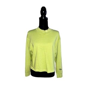 Champion Oversized Lime Green Crop Top 🍋‍🟩💚
